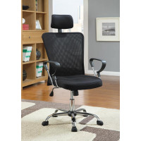 Coaster Furniture 800206 Mesh Back Office Chair Black and Chrome